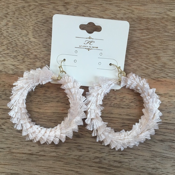 🗝Last pair💥Tassel hoop earring - Picture 2 of 3